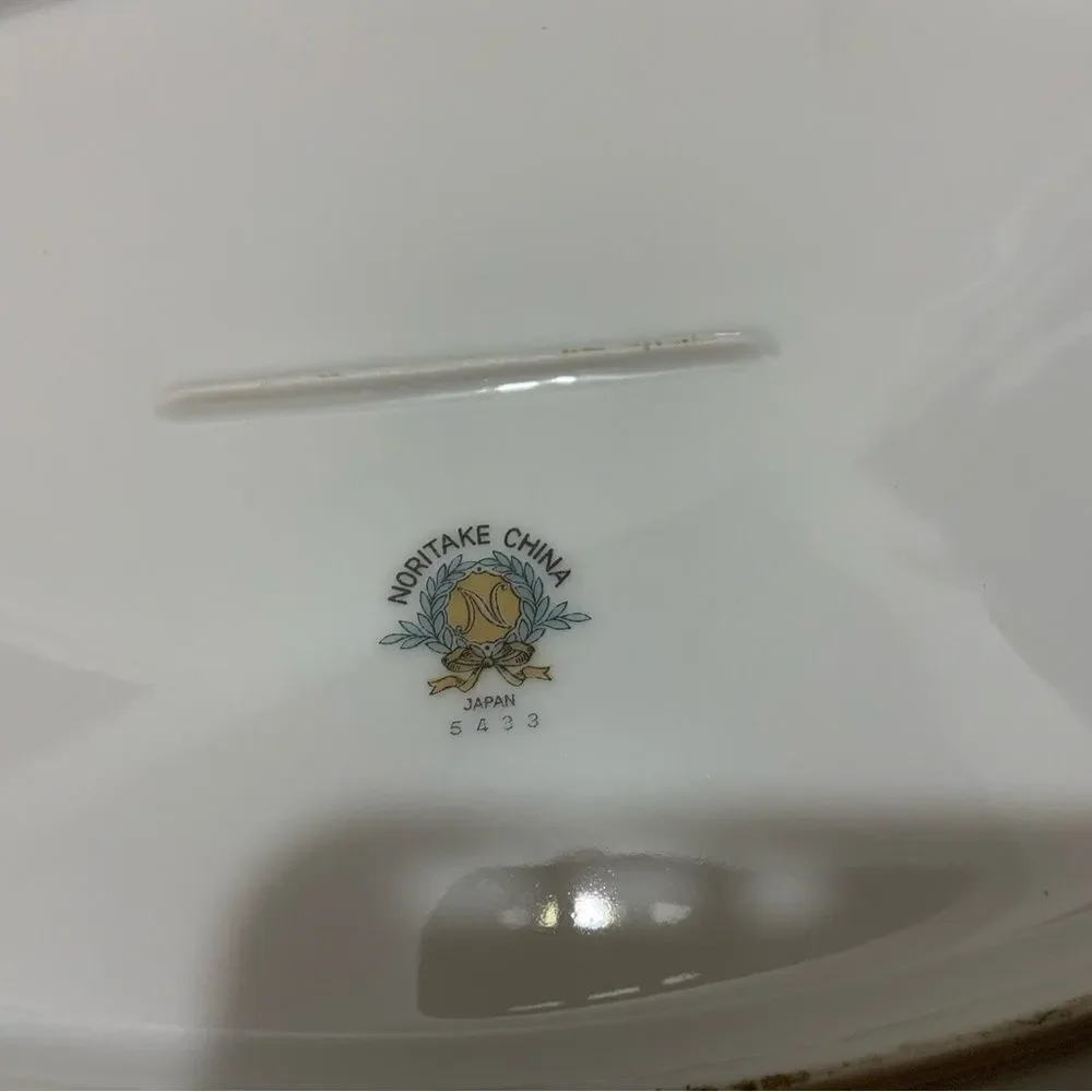 Vintage Noritake 5433 oval Porcelain Serving Platter 13.75